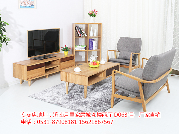 上海北欧客厅家具 电视柜 茶几成套家具